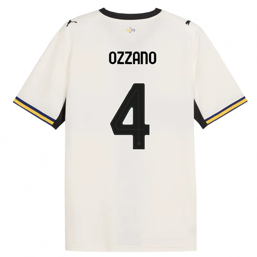 Danxen Kinder Roberto Ozzano #4 Creme Schwarz Gelb Heimtrikot Trikot 2026/27 T-Shirt