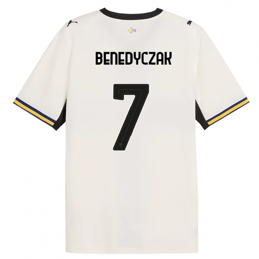 Danxen Kinder Adrian Benedyczak #7 Creme Schwarz Gelb Heimtrikot Trikot 2026/27 T-Shirt