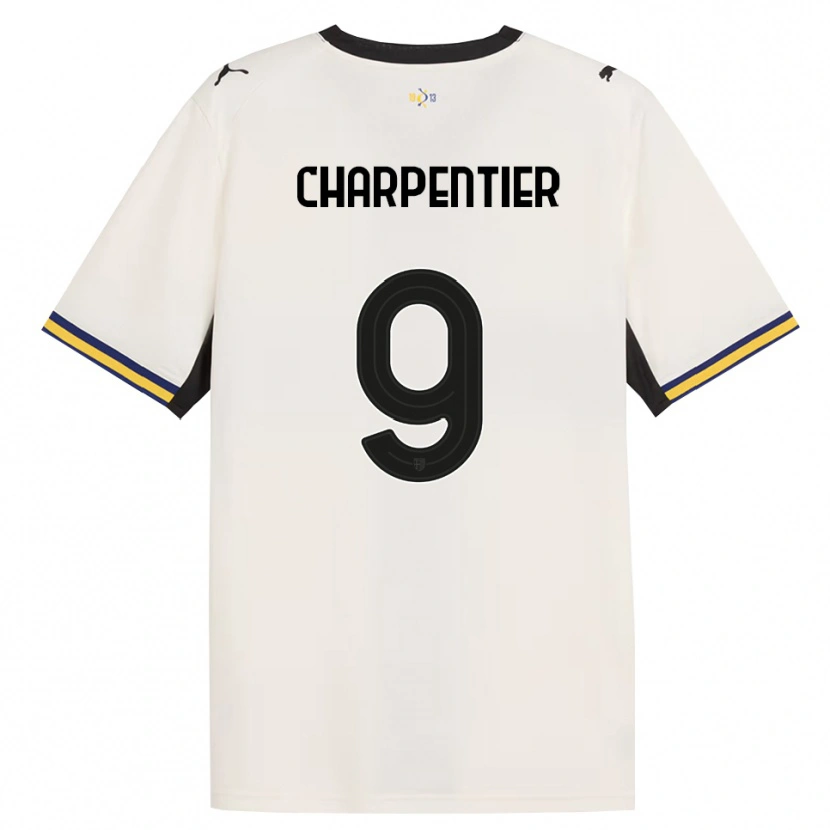 Danxen Kinder Gabriel Charpentier #9 Creme Schwarz Gelb Heimtrikot Trikot 2026/27 T-Shirt
