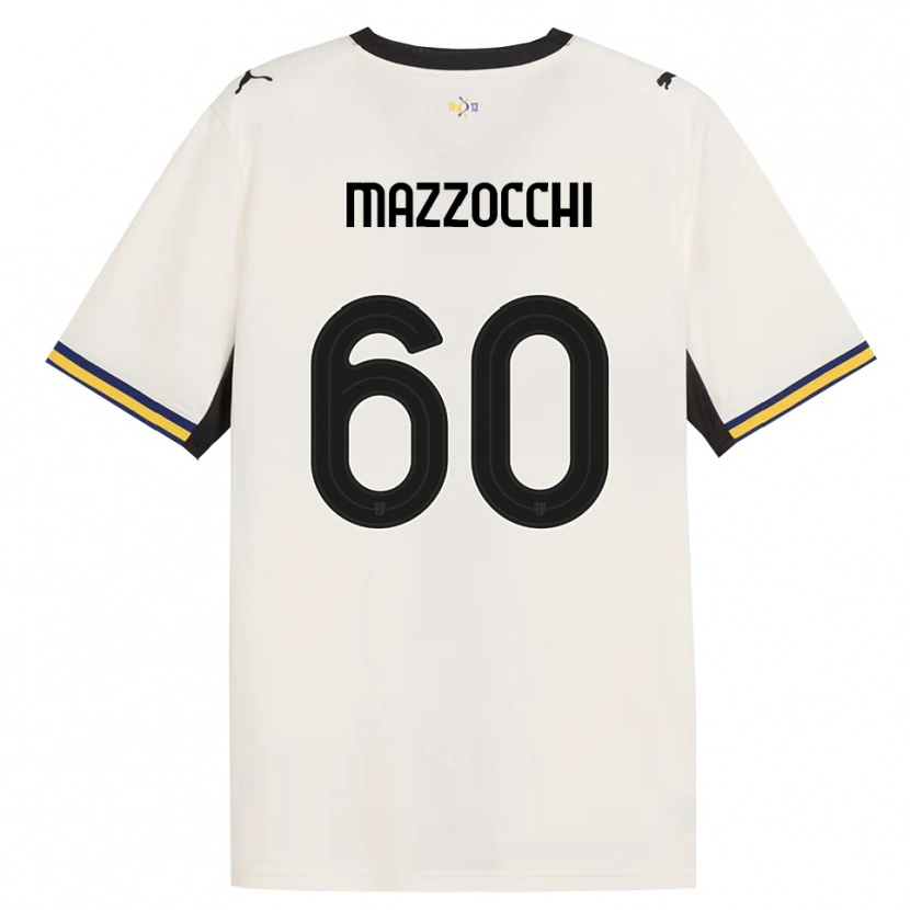 Danxen Kinder Alessandro Mazzocchi #60 Creme Schwarz Gelb Heimtrikot Trikot 2026/27 T-Shirt