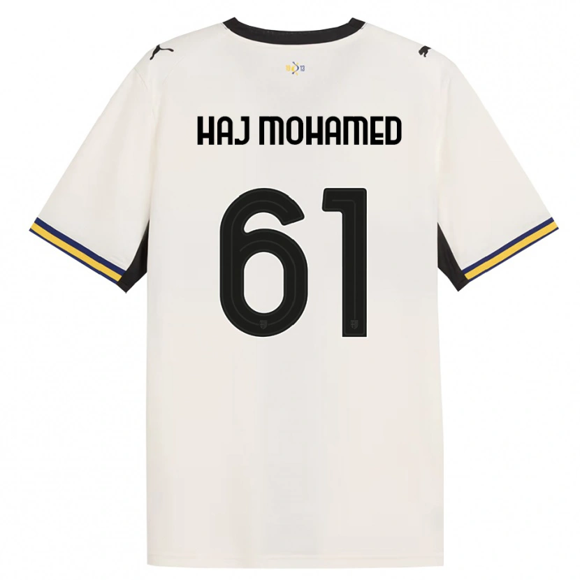 Danxen Kinder Anas Haj Mohamed #61 Creme Schwarz Gelb Heimtrikot Trikot 2026/27 T-Shirt