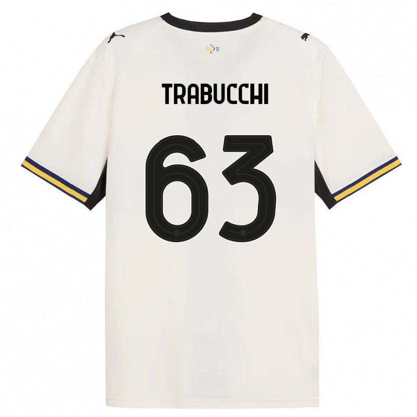 Danxen Kinder Nicolas Trabucchi #63 Creme Schwarz Gelb Heimtrikot Trikot 2026/27 T-Shirt