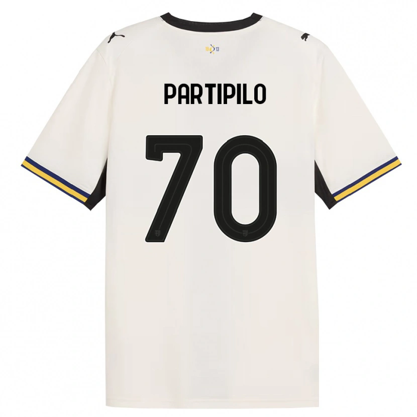 Danxen Kinder Anthony Partipilo #70 Creme Schwarz Gelb Heimtrikot Trikot 2026/27 T-Shirt
