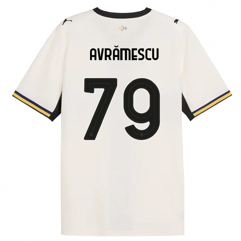 Danxen Kinder Ianis Avrămescu #79 Creme Schwarz Gelb Heimtrikot Trikot 2026/27 T-Shirt