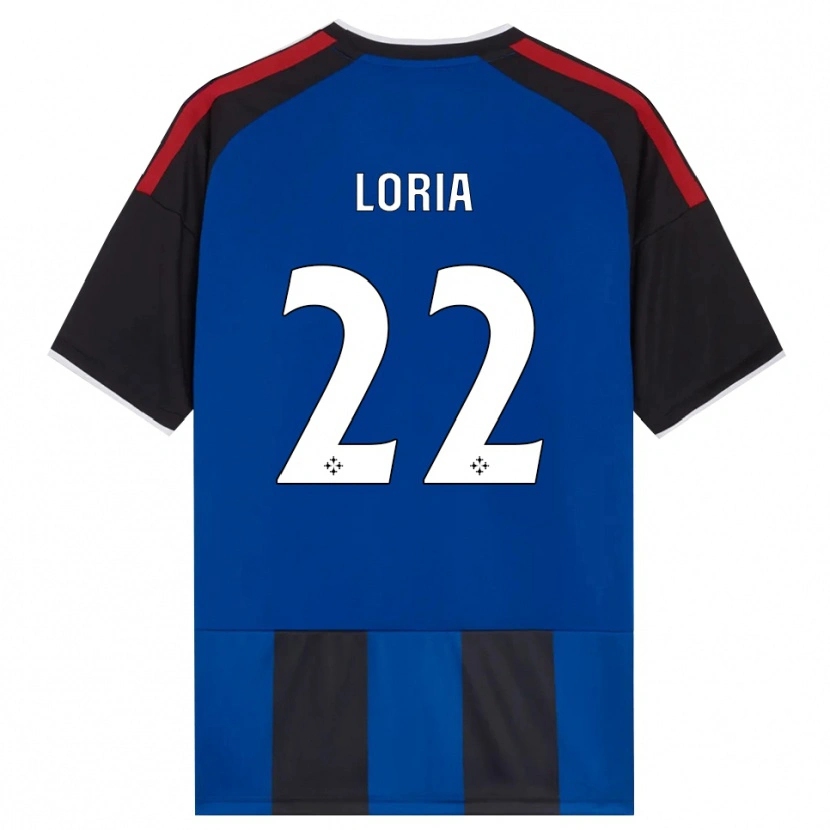 Danxen Kinder Leonardo Loria #22 Schwarz Rot Weiß Blau Heimtrikot Trikot 2026/27 T-Shirt