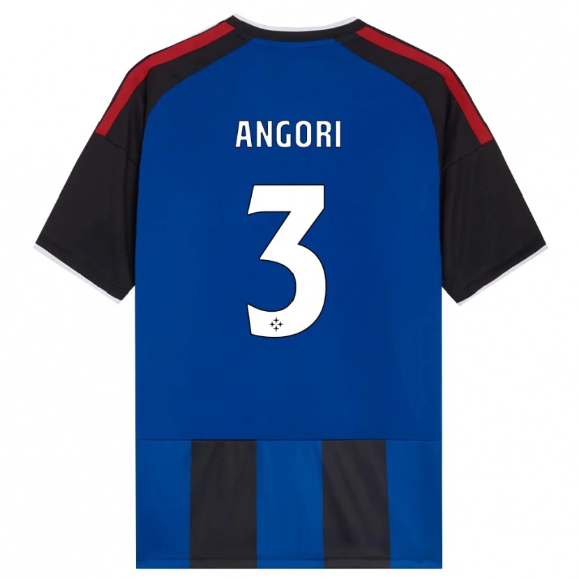 Danxen Kinder Samuele Angori #3 Schwarz Rot Weiß Blau Heimtrikot Trikot 2026/27 T-Shirt