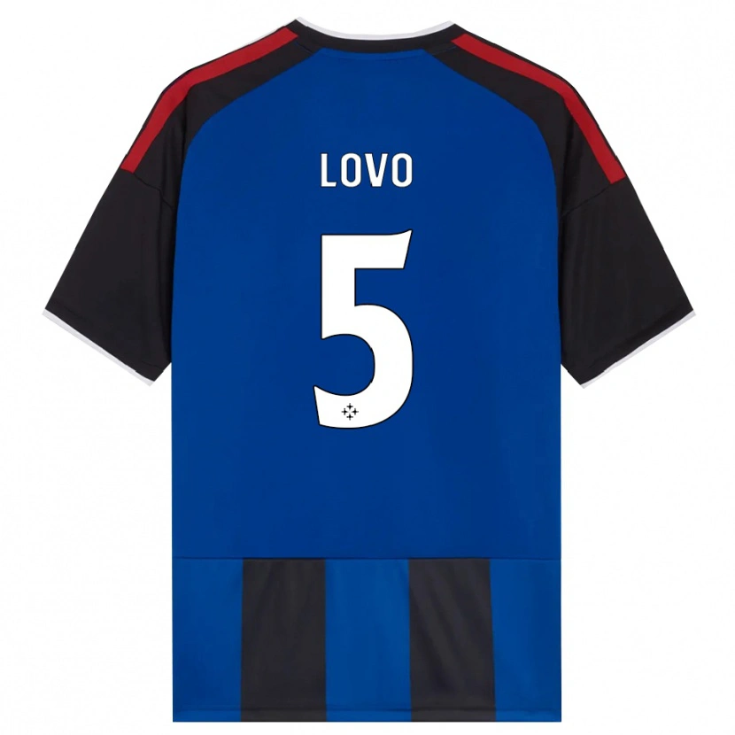 Danxen Kinder Pietro Lovo #5 Schwarz Rot Weiß Blau Heimtrikot Trikot 2026/27 T-Shirt