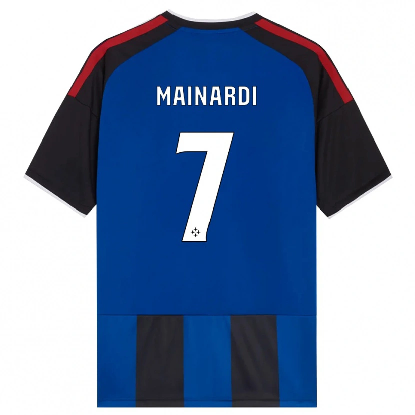 Danxen Kinder Gianmarco Mainardi #7 Schwarz Rot Weiß Blau Heimtrikot Trikot 2026/27 T-Shirt