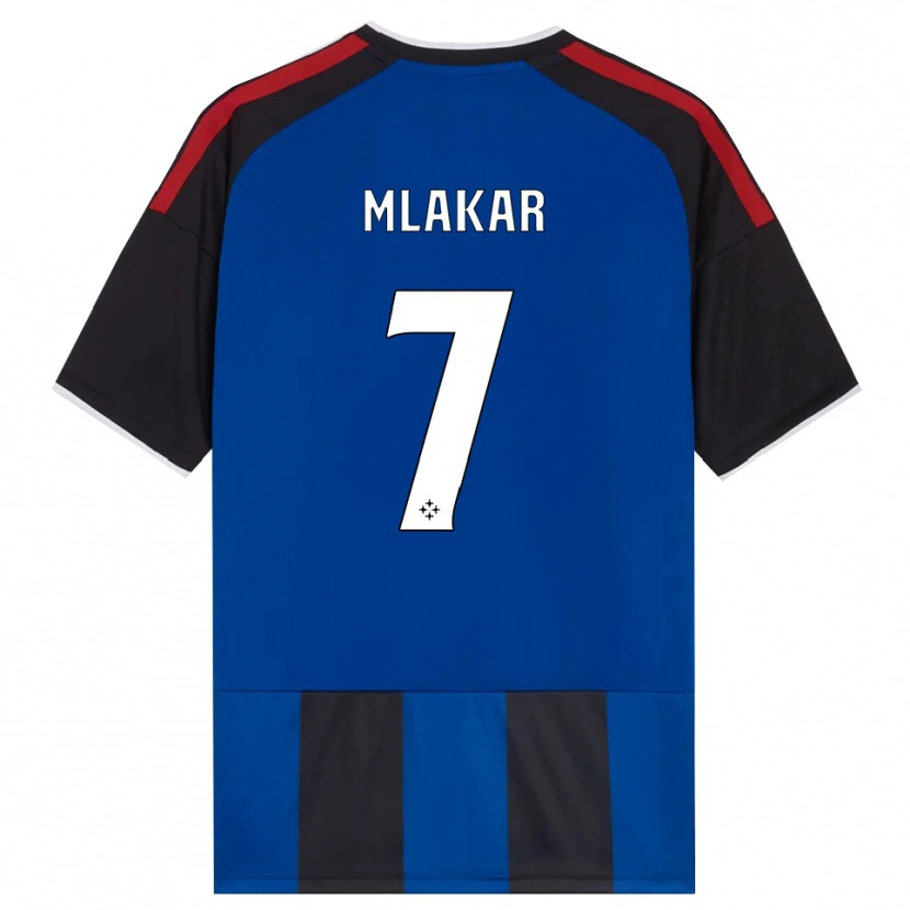 Danxen Kinder Jan Mlakar #7 Schwarz Rot Weiß Blau Heimtrikot Trikot 2026/27 T-Shirt