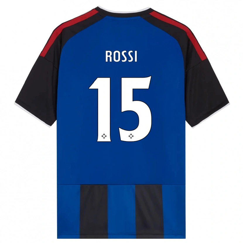 Danxen Kinder Jacopo Rossi #15 Schwarz Rot Weiß Blau Heimtrikot Trikot 2026/27 T-Shirt