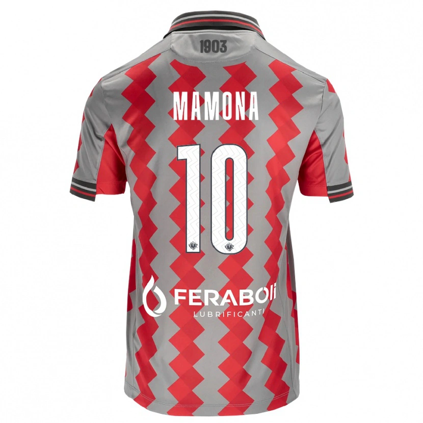 Danxen Kinder Blue Mamona #10 Grau Rot Weiß Heimtrikot Trikot 2026/27 T-Shirt