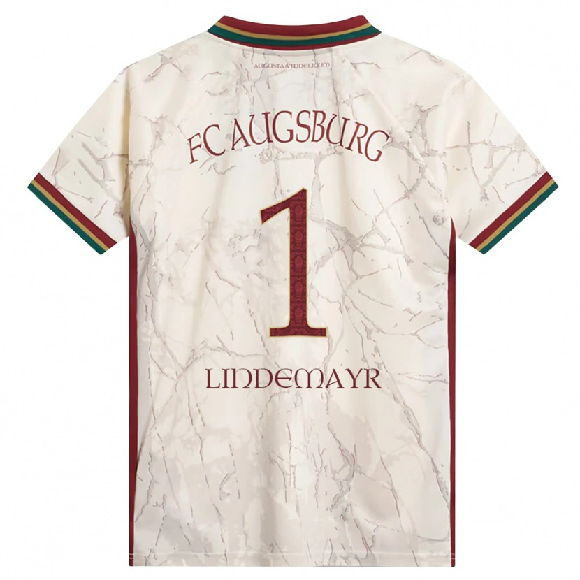 Danxen Kinder Lisa Lindemayr #1 Grün Reis Weiß Burgund Heimtrikot Trikot 2026/27 T-Shirt
