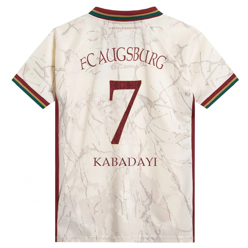 Danxen Kinder Yusuf Kabadayi #7 Grün Reis Weiß Burgund Heimtrikot Trikot 2026/27 T-Shirt