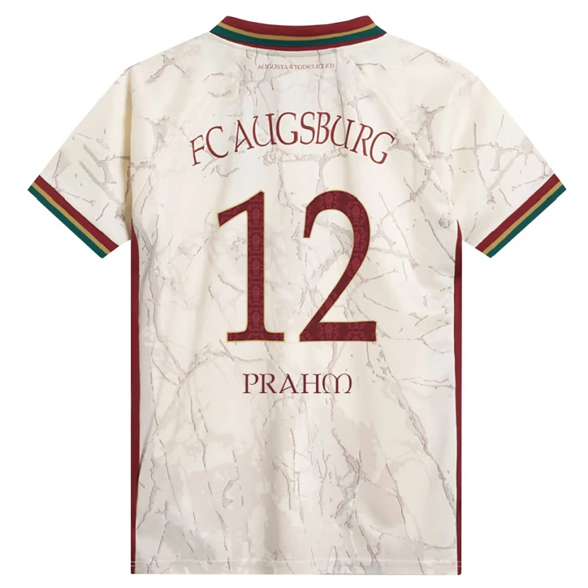 Danxen Kinder Djego Prahm #12 Grün Reis Weiß Burgund Heimtrikot Trikot 2026/27 T-Shirt