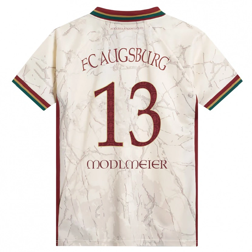 Danxen Kinder Benedikt Modlmeier #13 Grün Reis Weiß Burgund Heimtrikot Trikot 2026/27 T-Shirt