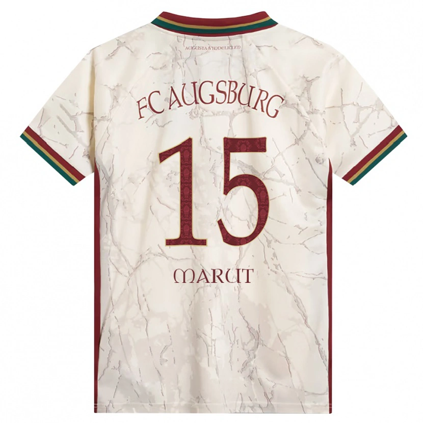 Danxen Kinder Makary Marut #15 Grün Reis Weiß Burgund Heimtrikot Trikot 2026/27 T-Shirt