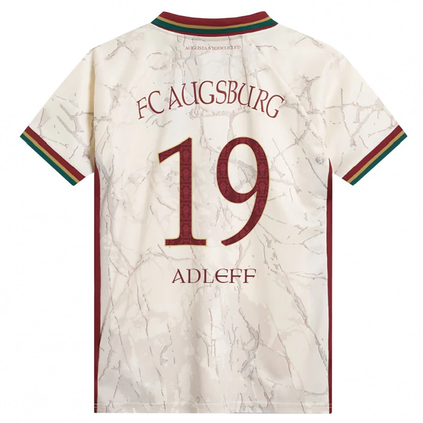 Danxen Kinder Lian Adleff #19 Grün Reis Weiß Burgund Heimtrikot Trikot 2026/27 T-Shirt