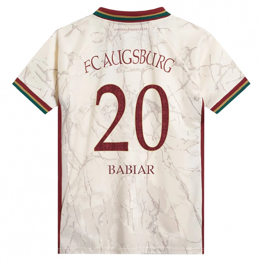 Danxen Kinder Fabian Babiar #20 Grün Reis Weiß Burgund Heimtrikot Trikot 2026/27 T-Shirt