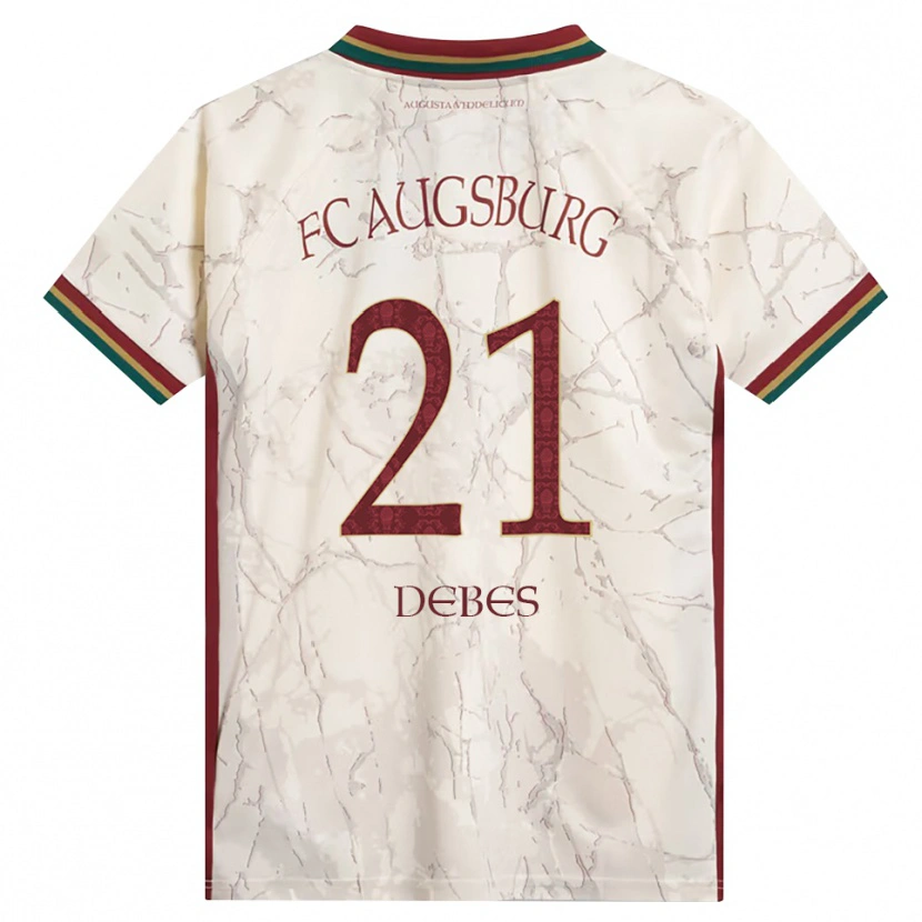 Danxen Kinder Magdalena Debes #21 Grün Reis Weiß Burgund Heimtrikot Trikot 2026/27 T-Shirt
