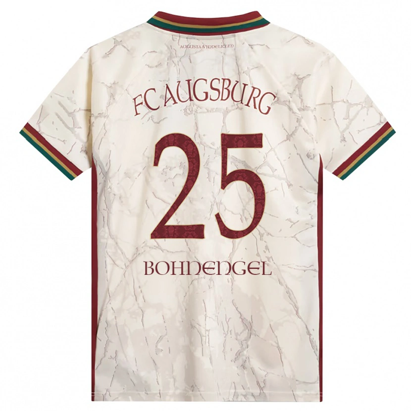 Danxen Kinder Noah Bohnengel #25 Grün Reis Weiß Burgund Heimtrikot Trikot 2026/27 T-Shirt