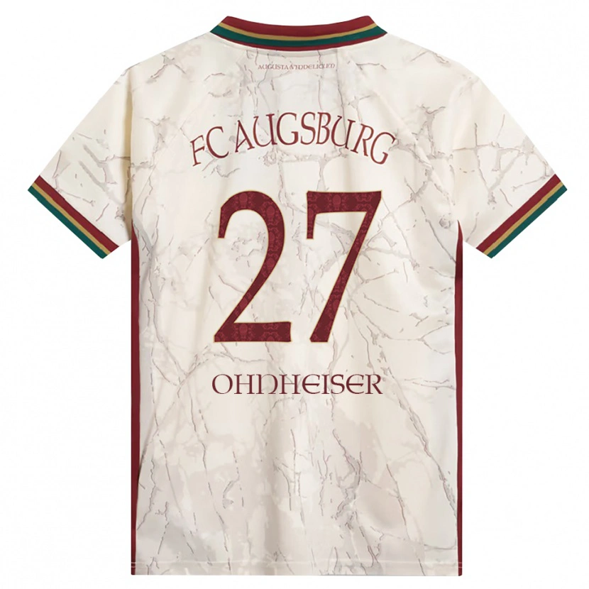 Danxen Kinder Nico Ohnheiser #27 Grün Reis Weiß Burgund Heimtrikot Trikot 2026/27 T-Shirt