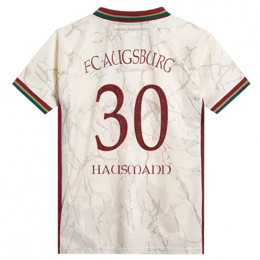 Danxen Kinder Daniel Hausmann #30 Grün Reis Weiß Burgund Heimtrikot Trikot 2026/27 T-Shirt