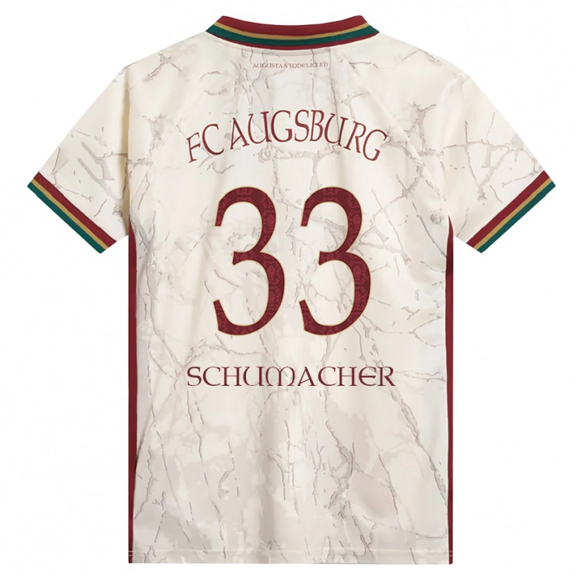 Danxen Kinder Till Schumacher #33 Grün Reis Weiß Burgund Heimtrikot Trikot 2026/27 T-Shirt