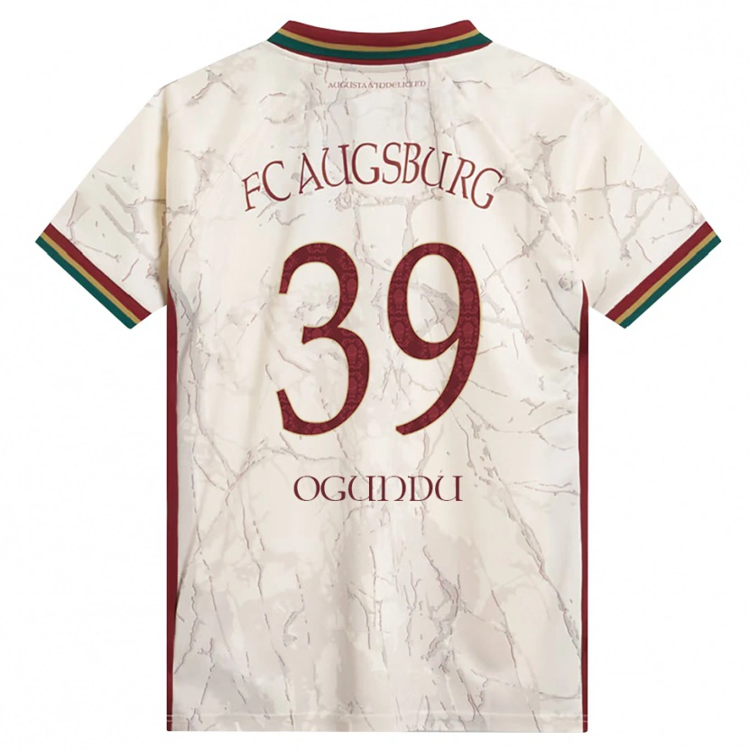 Danxen Kinder Uchenna Ogundu #39 Grün Reis Weiß Burgund Heimtrikot Trikot 2026/27 T-Shirt