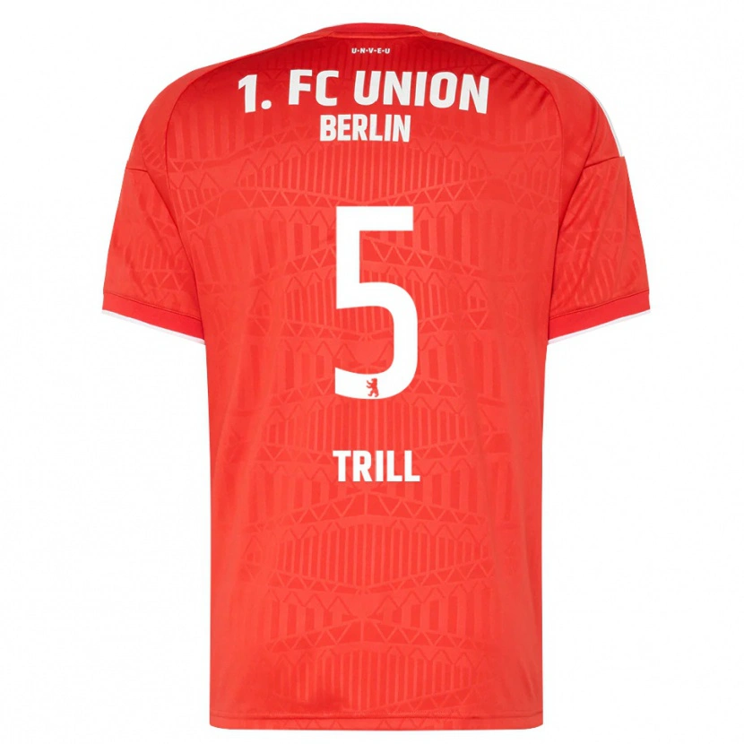 Danxen Kinder Santiago Trill #5 Rot Weiß Heimtrikot Trikot 2026/27 T-Shirt