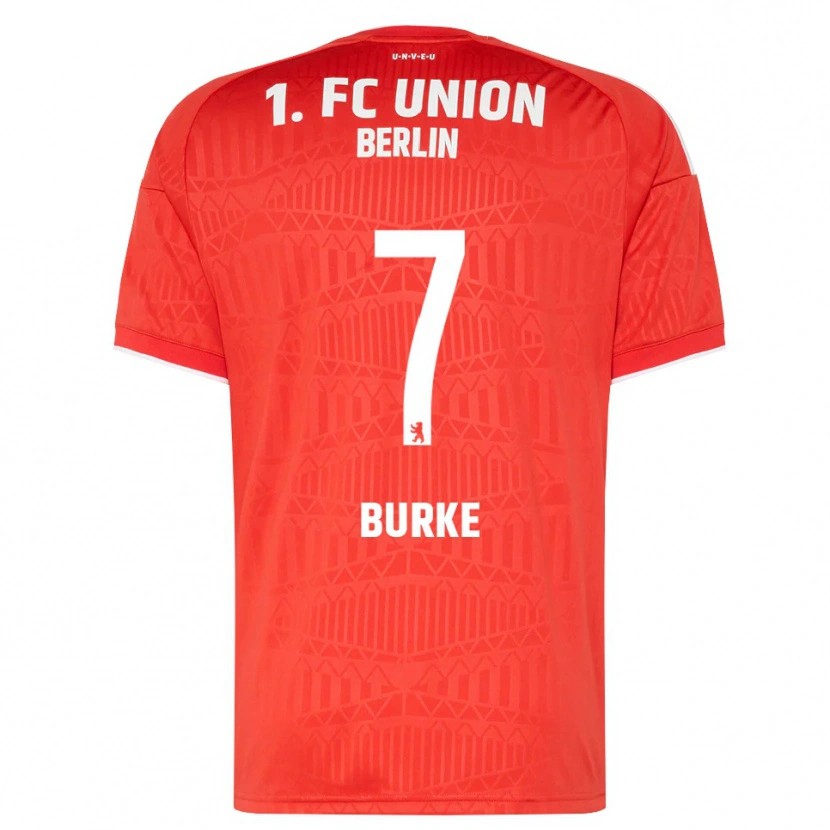 Danxen Kinder Oliver Burke #7 Rot Weiß Heimtrikot Trikot 2026/27 T-Shirt