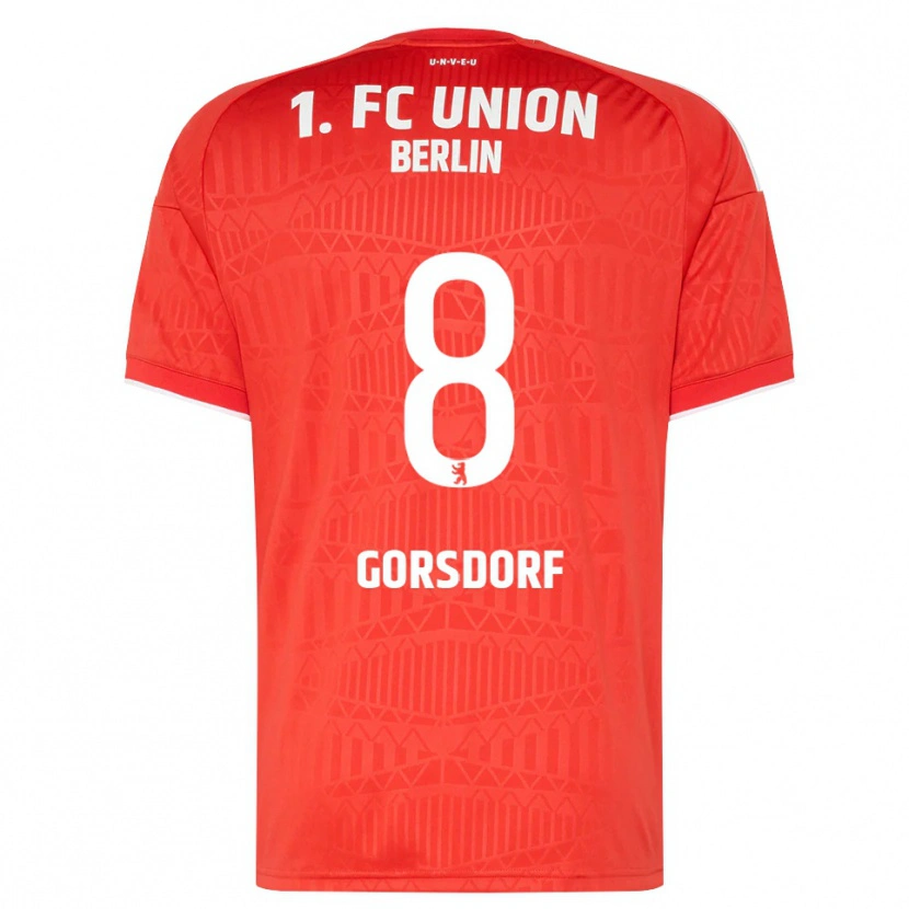 Danxen Kinder Lisa Görsdorf #8 Rot Weiß Heimtrikot Trikot 2026/27 T-Shirt