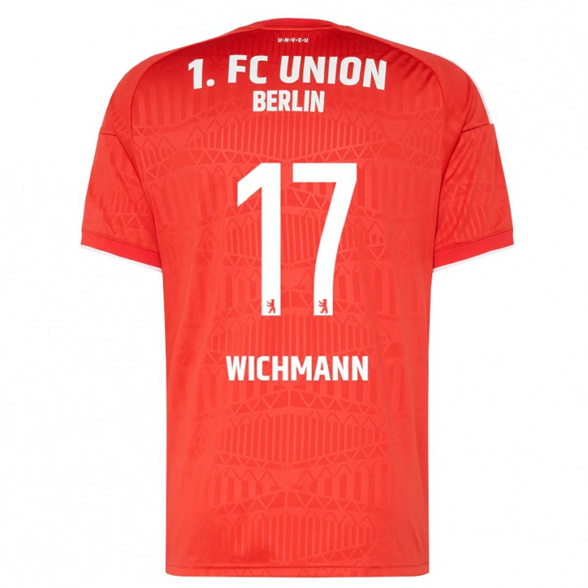 Danxen Kinder Julius Wichmann #17 Rot Weiß Heimtrikot Trikot 2026/27 T-Shirt