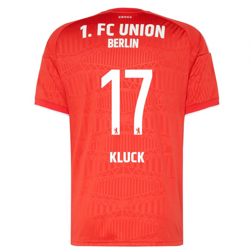 Danxen Kinder Pierre Kluck #17 Rot Weiß Heimtrikot Trikot 2026/27 T-Shirt