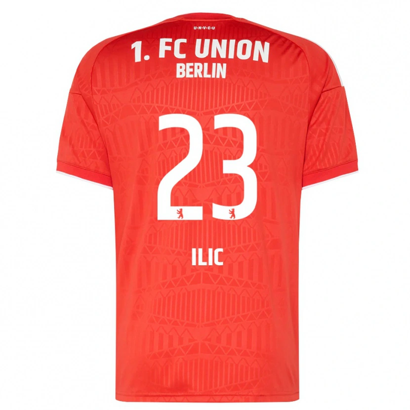 Danxen Kinder Andrej Ilic #23 Rot Weiß Heimtrikot Trikot 2026/27 T-Shirt