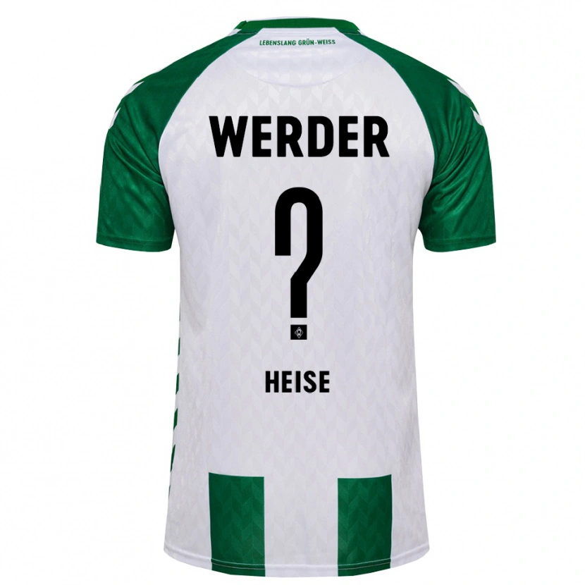 Danxen Kinder Marius Heise #0 Grün Weiß Heimtrikot Trikot 2026/27 T-Shirt