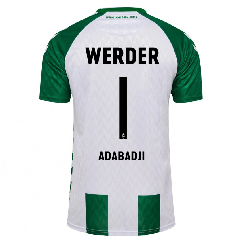 Danxen Kinder Kwassi-Vivien Felix Adabadji #1 Grün Weiß Heimtrikot Trikot 2026/27 T-Shirt