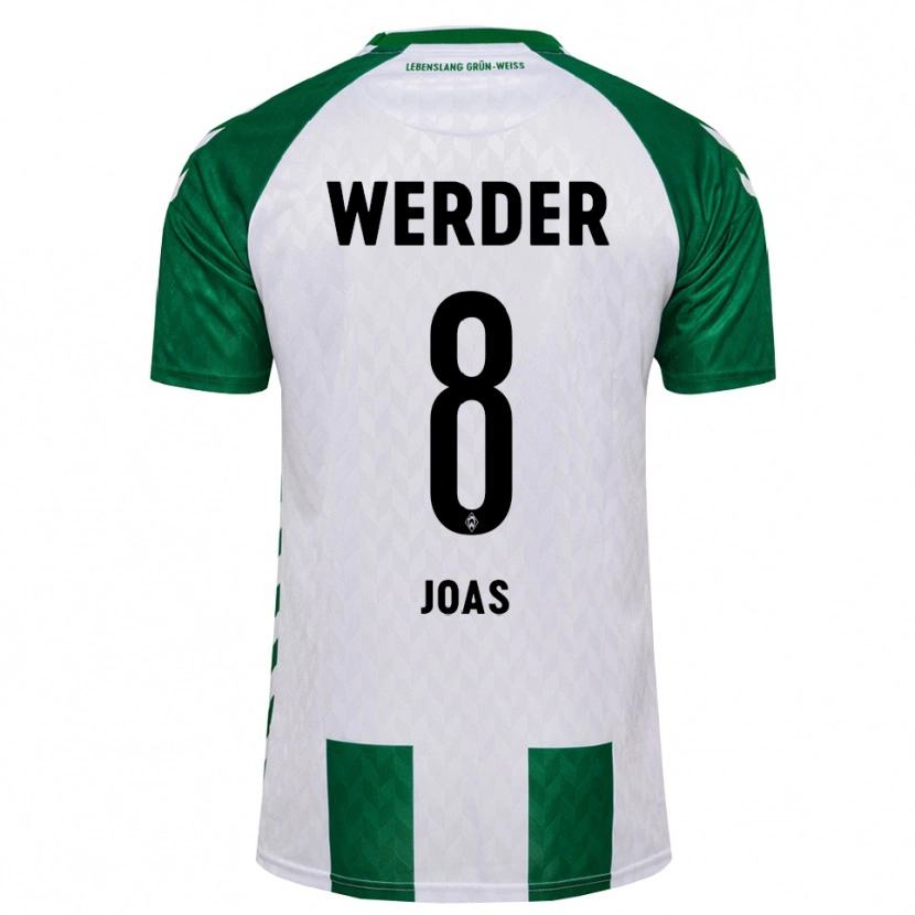 Danxen Kinder Julius Joas #8 Grün Weiß Heimtrikot Trikot 2026/27 T-Shirt