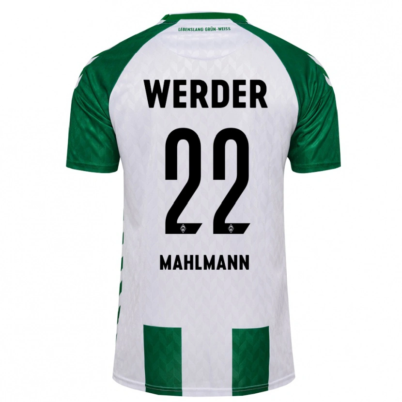 Danxen Kinder Justus Mahlmann #22 Grün Weiß Heimtrikot Trikot 2026/27 T-Shirt