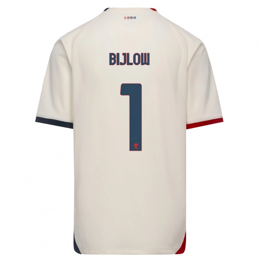 Danxen Kinder Justin Bijlow #1 Creme Rot Auswärtstrikot Trikot 2026/27 T-Shirt