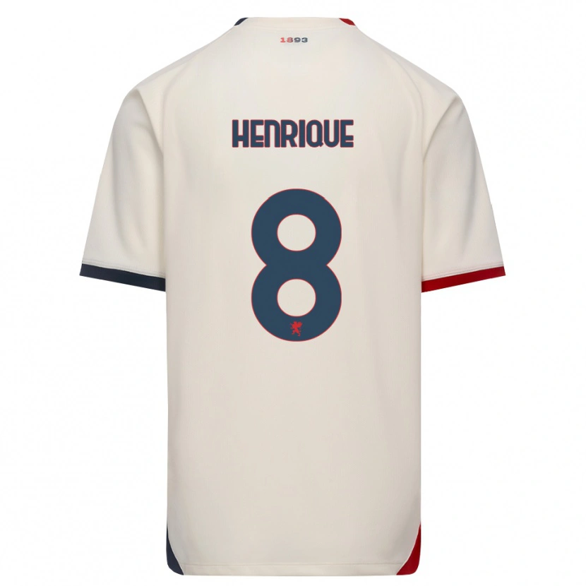 Danxen Kinder Henrique Di Stasi Liborio #8 Creme Rot Auswärtstrikot Trikot 2026/27 T-Shirt