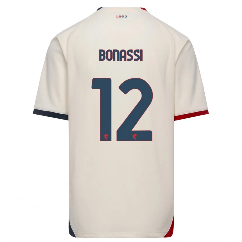 Danxen Kinder Lorenzo Bonassi #12 Creme Rot Auswärtstrikot Trikot 2026/27 T-Shirt