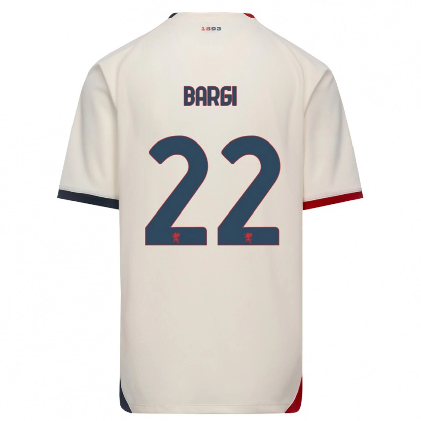 Danxen Kinder Caterina Bargi #22 Creme Rot Auswärtstrikot Trikot 2026/27 T-Shirt