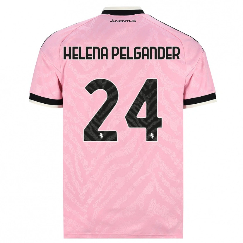 Danxen Kinder Elsa Helena Pelgander #24 Pink Schwarz Auswärtstrikot Trikot 2026/27 T-Shirt