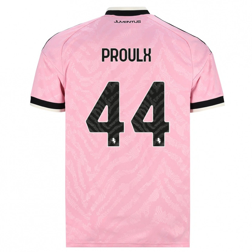 Danxen Kinder Lysianne Proulx #44 Pink Schwarz Auswärtstrikot Trikot 2026/27 T-Shirt