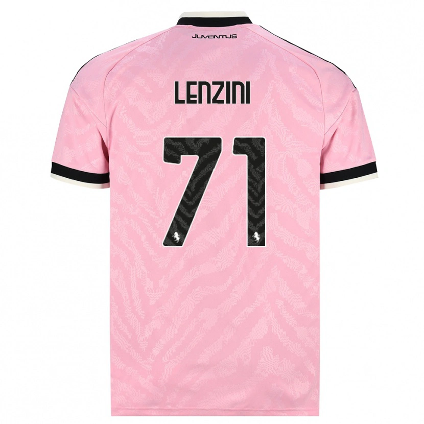 Danxen Kinder Martina Lenzini #71 Pink Schwarz Auswärtstrikot Trikot 2026/27 T-Shirt