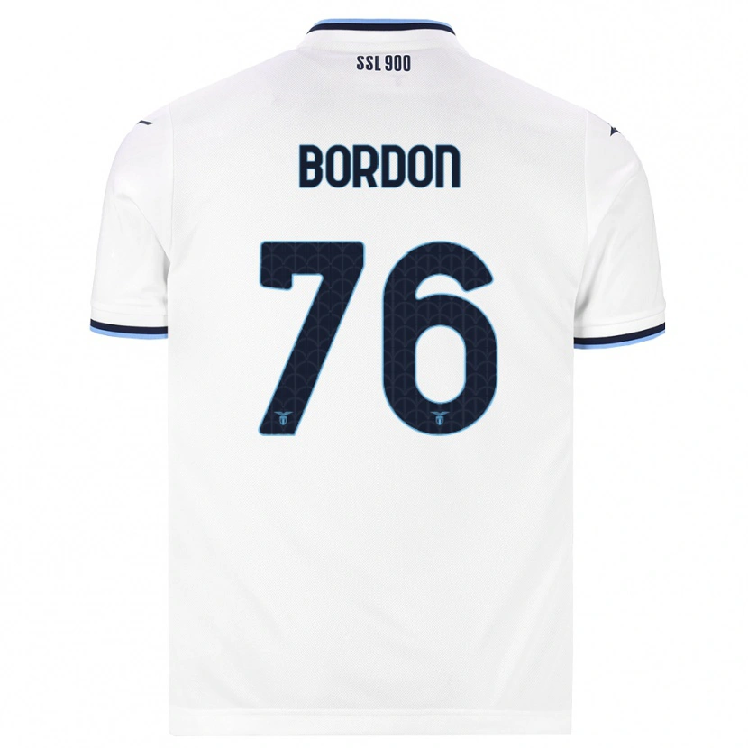 Danxen Kinder Filipe Bordon #76 Weiß Dunkelblau Auswärtstrikot Trikot 2026/27 T-Shirt