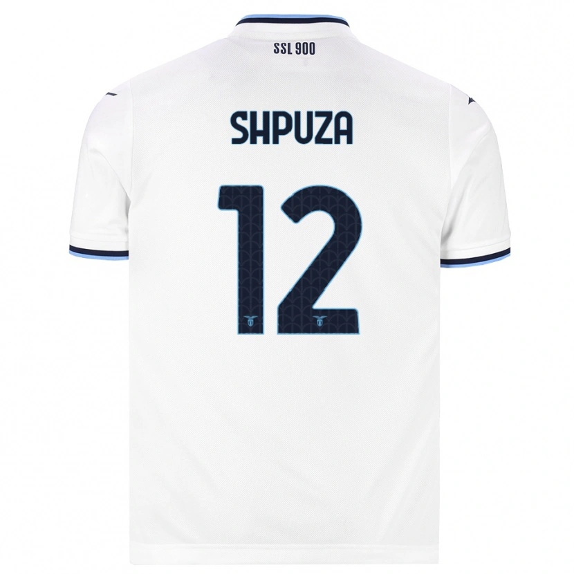 Danxen Kinder Kleo Shpuza #12 Weiß Dunkelblau Auswärtstrikot Trikot 2026/27 T-Shirt