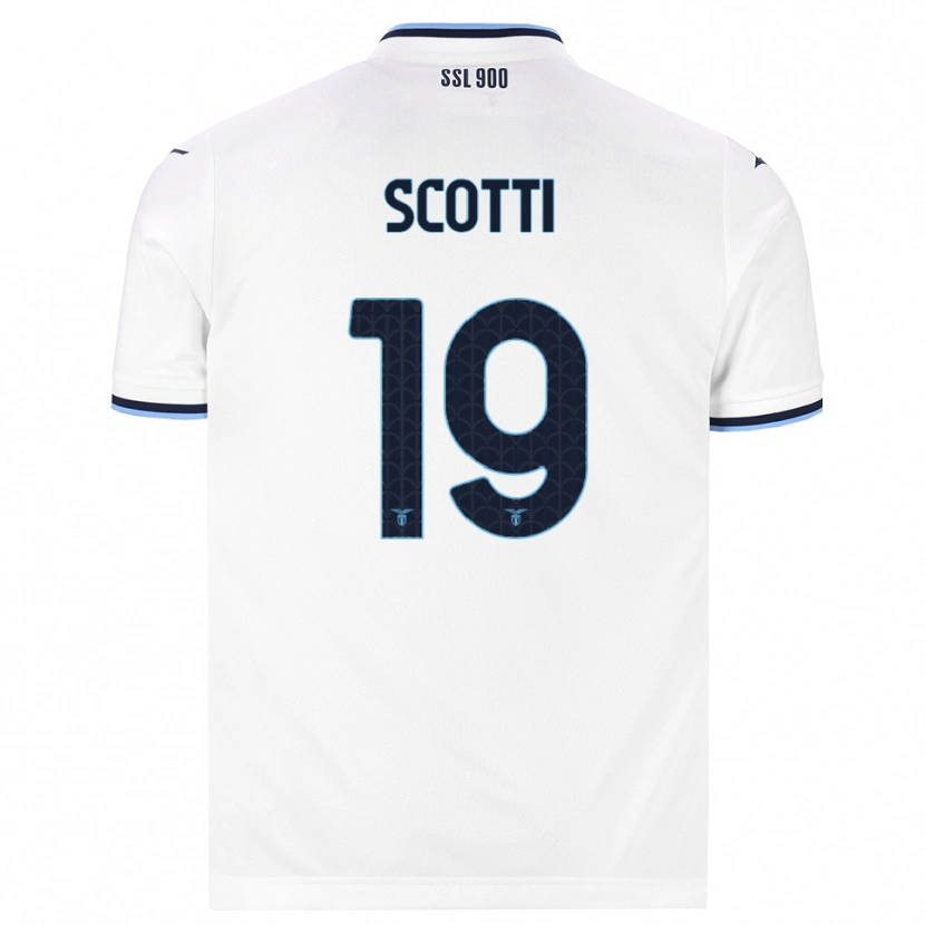 Danxen Kinder Asia Scotti #19 Weiß Dunkelblau Auswärtstrikot Trikot 2026/27 T-Shirt
