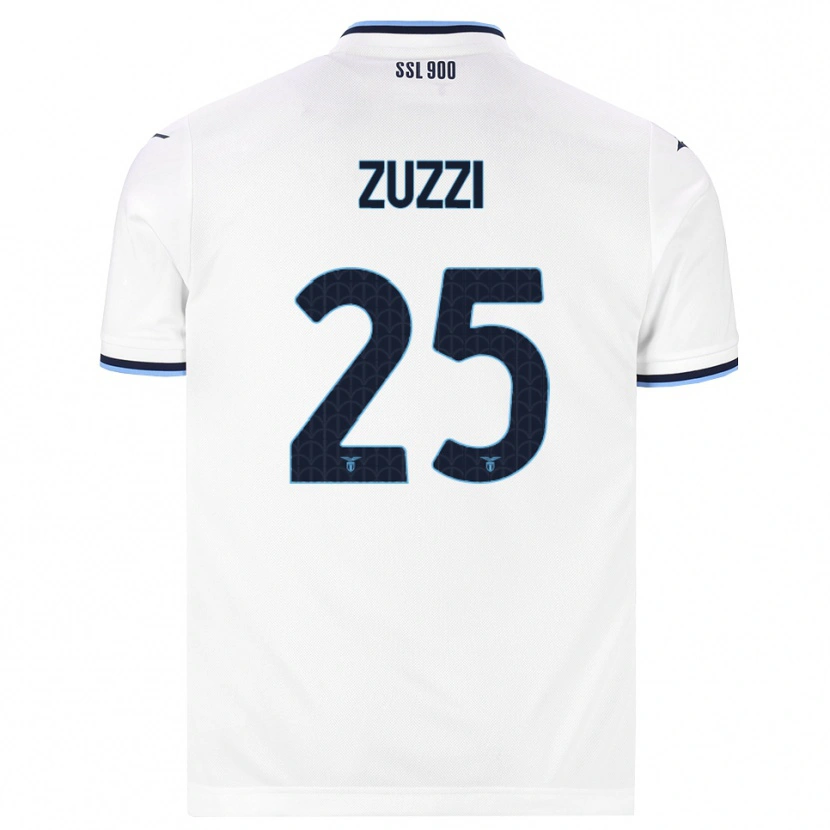Danxen Kinder Giorgia Zuzzi #25 Weiß Dunkelblau Auswärtstrikot Trikot 2026/27 T-Shirt