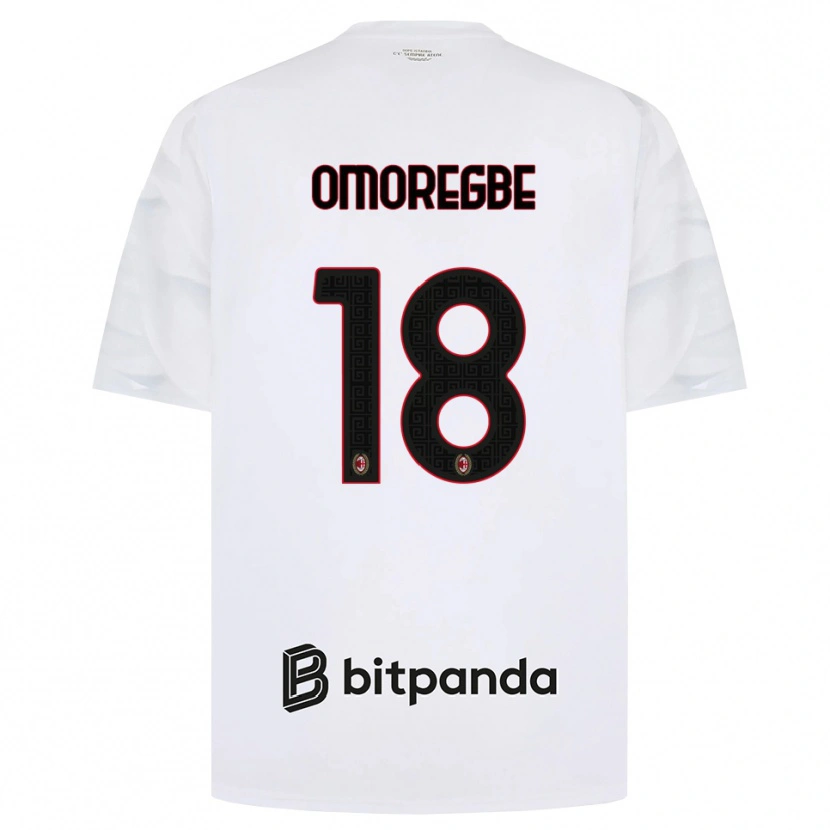 Danxen Kinder Bob Murphy Omoregbe #18 Weiß Rot Schwarz Auswärtstrikot Trikot 2026/27 T-Shirt